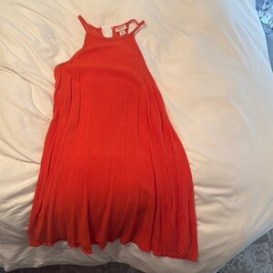 Mossimo orange light thin beach dress size XS
